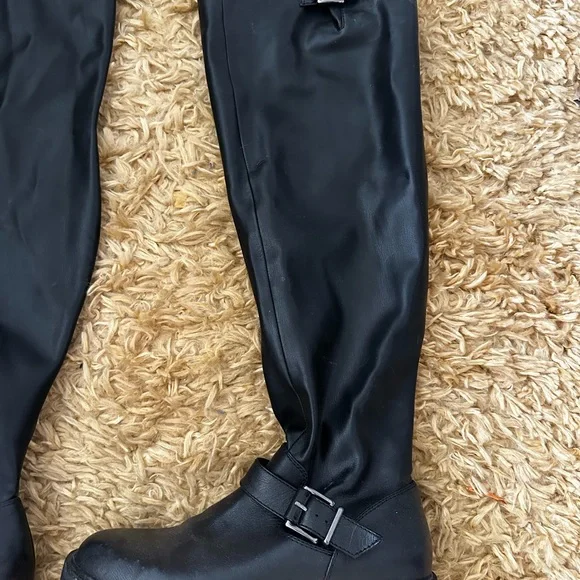 Vince Camuto Black Over the Knee Boots - Picture 2 of 3